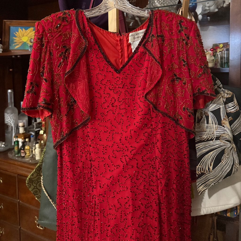 Papell Boutique Evening Red Red Red